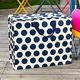 《Rex LONDON》環保搬家收納袋(藍波點) | 購物袋 環保袋 收納袋 手提袋 product thumbnail 4