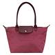 LONGCHAMP Le Pliage Dandy長把摺疊水餃包(小/無花果) product thumbnail 2