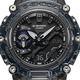 CASIO 卡西歐 G-SHOCK 炫彩音浪 碳核心防護構造雙顯手錶 送禮首選-酷灰黑 GA-2200SKL-8A product thumbnail 3