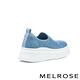 休閒鞋 MELROSE 美樂斯 奢華閃鑽飛織布厚底休閒鞋－藍 product thumbnail 4