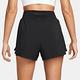 NIKE AS W NK ONE DF HR 3IN BR SHORT 女休閒運動短褲-黑-DX6015010 product thumbnail 2