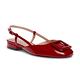 STEVE MADDEN-BELARI 漆皮方扣前包繞踝涼跟鞋-紅色 product thumbnail 2