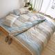 絲薇諾 MIT精梳純棉 自由之線-藍 雙人5尺 薄床包薄被套組 product thumbnail 2