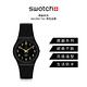 Swatch 原創系列 GOLDEN TAC 黑色金艷手錶-34mm product thumbnail 4