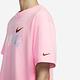 Nike 短袖 NSW Tee 女款 粉 寬版 棉T 羅紋 短T 塗鴉 FJ7714-690 product thumbnail 8