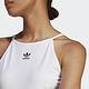 Adidas Tank Top [IB7303] 女 背心 細肩帶 亞洲版 復古 修身 休閒 時髦 棉質 夏天 穿搭 白 product thumbnail 4