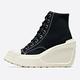 CONVERSE CHUCK 70 DE LUXE WEDGE HI 高筒 休閒鞋 厚底鞋 女鞋 黑色-A06478C product thumbnail 3