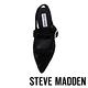 STEVE MADDEN-STORMY 尖頭珍珠圓扣低跟涼鞋-黑色 product thumbnail 5