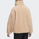 adidas 外套 STY W FUR Jacket 女款 愛迪達 全開式拉鍊 可調式衣領 毛毛 粉 黑 H07394 product thumbnail 4