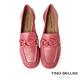 Tino Bellini 巴西進口菱形飾扣方頭樂福鞋FYLT037(玫瑰粉) product thumbnail 3