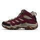 Merrell 登山鞋 Moab 3 Mid GTX 女鞋 棕 紅 防水 中筒 避震 Vibram 戶外 郊山 ML036866 product thumbnail 2