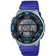 CASIO 大錶面輕量型運動電子錶-藍(WS-1100H-2A)/43mm product thumbnail 2