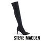 STEVE MADDEN-LACIE尖頭拉鍊高跟過膝靴-絨黑 product thumbnail 2