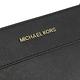 MICHAEL KORS JET SET金屬LOGO防刮拉鍊斜背包(黑) product thumbnail 6