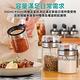 Time Leisure 單指開高透玻璃密封佐料調味罐附不鏽鋼勺 300ml product thumbnail 6