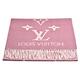 LV M77375 REYKJAVIK GRADIENT雙面彩色織花純棉披巾/圍巾(淺粉紅色) product thumbnail 2