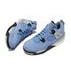Nike 籃球鞋 Jordan 4 Retro 童鞋 經典款 喬丹四代 復刻 麂皮 中童 藍 灰 BQ7669400 product thumbnail 8