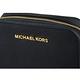 MICHAEL KORS JET SET TRAVEL金字防刮皮革斜背包(迷你/黑) product thumbnail 6