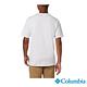 Columbia 哥倫比亞 男款- logo短袖上衣-白色 UJE15860WT / S22 product thumbnail 5