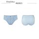 思薇爾 柔塑曲線系列M-3XL蕾絲中腰三角女內褲(水洗藍) product thumbnail 6