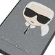 KARL LAGERFELD卡爾公仔圖樣Iphone 12mini防刮紋手機殼5.4"(銀) product thumbnail 7