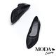 低跟鞋 MODA Luxury 閃動品味LOGO鑽拼接網布內增高低跟鞋－黑 product thumbnail 5