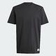 Adidas M LNG TEE Q3 IB6165 男 短袖 上衣 T恤 休閒 素色 寬鬆 棉質 黑 product thumbnail 4