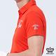 【KING GOLF】男款簡約素面刺繡徽章造型POLO衫/高爾夫球衫-紅色 product thumbnail 3