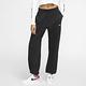 Nike 長褲 Essential Fleece Pants 女款 NSW 刷毛 寬鬆 鬆緊帶 縮口褲 黑 白 BV4090-010 product thumbnail 3