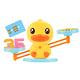 B.Duck.Baby 小黃鴨 益智數字天平鴨/教具 (玩耍中學習兒童算數) product thumbnail 3