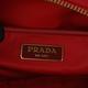 PRADA 金字浮雕LOGO尼龍系列MINI小斜背包(紅) product thumbnail 7