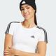 adidas 上衣 女款 短袖上衣 運動 W 3S BABY T 白 IR6112 (S2443) product thumbnail 5