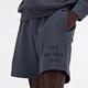 New Balance 短褲 Iconic Collegiate 男款 灰 黑 7吋 內抓絨 抽繩 棉褲 褲子 NB MS41569GT product thumbnail 7