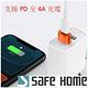 (二入)SAFEHOME TYPE-C 轉 USB 公 PD充電器可達6A 轉接頭 快充轉接頭 CU4301B product thumbnail 2