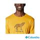 Columbia 哥倫比亞 男款 LOGO塗鴉長袖上衣-黃色 UAE38170YL/HF product thumbnail 3