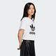 Adidas TRFL Tee Boxy IN8441 女 短袖 上衣 T恤 經典 三葉草 休閒 寬鬆 棉質 白 product thumbnail 3