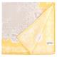 Nina Ricci 華麗蕾絲花朵混綿方型絲巾-亮黃色 product thumbnail 5