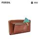 FOSSIL LOGAN 童趣拉鍊零錢袋RFID長夾-咖啡色 SL7915914 product thumbnail 5