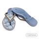 Grendha 海洋風結繩圖飾人字鞋-藍色/金 product thumbnail 8