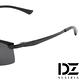 DZ 曲線基調 抗UV 偏光太陽眼鏡墨鏡(黑框黑片) product thumbnail 4