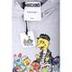 MOSCHINO SesameStreet 芝麻街聯名 寬鬆版人物印花連帽上衣 洋裝(灰色) product thumbnail 4