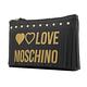 MOSCHINO LOVE系列LOGO流蘇斜背練包/手拿包(黑) product thumbnail 3