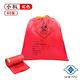 台塑 拉繩 感染袋 清潔袋 垃圾袋 (小) (紅色) (8L) (39*40cm)  24捲 product thumbnail 3