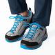 【ATUNAS 歐都納】女防水透氣耐磨防滑低筒登山鞋/健行鞋GC-1805灰藍 product thumbnail 3