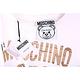 MOSCHINO 瓦楞泰迪熊貼圖白色棉質T恤 product thumbnail 6