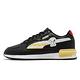 Puma 休閒鞋 PEANUTS Graviton Jr 女鞋 合成皮革 Snoopy史奴比 支撐 大童 黑 白 380939-01 product thumbnail 2