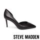 STEVE MADDEN-LESSONS1 素面尖頭側空高跟鞋-黑色 product thumbnail 3