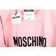 MOSCHINO 刺繡草寫字母粉色寬鬆版T恤 product thumbnail 4