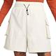 Nike Sportswear Essential 女款 米白色 高腰 機能 運動 休閒 工裝 短褲 DM6248-104 product thumbnail 2