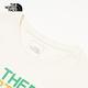 【The North Face 官方旗艦】北面女款米白色純棉三色品牌LOGO短袖T恤｜88G8QLI product thumbnail 5